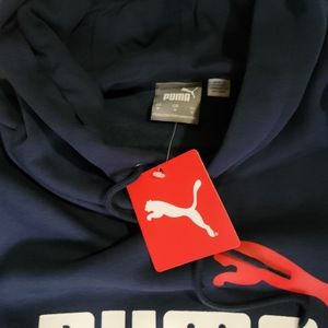 NWT Puma Hoodie sweatshirt Navy Blue